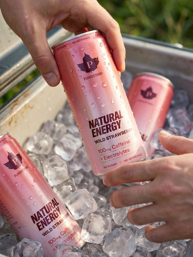 Natural Energy Wild Strawberry  - 330 ml 24-pack