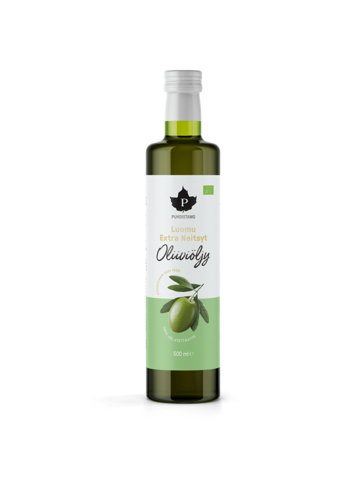 Luomu Extra Neitsyt Oliiviöljy - 500 ml