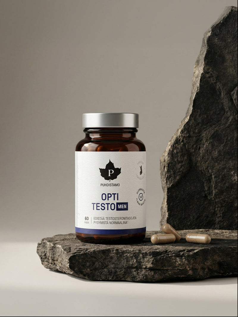 Puhdistamon OptiTesto Kivialustalla