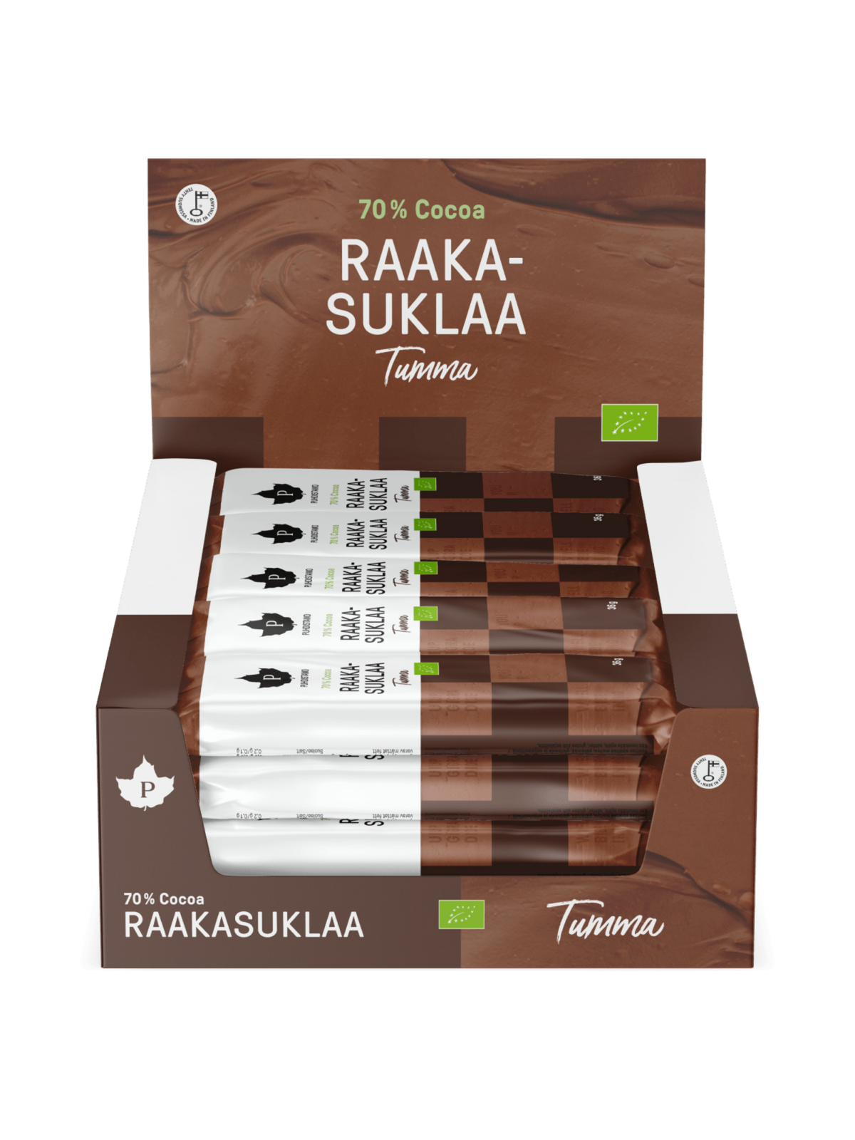 Luomu Raakasuklaa Tumma - 36 g 24-pack