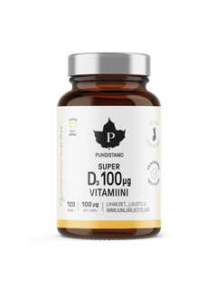 Super D-vitamiini 100 μg - 120 kaps