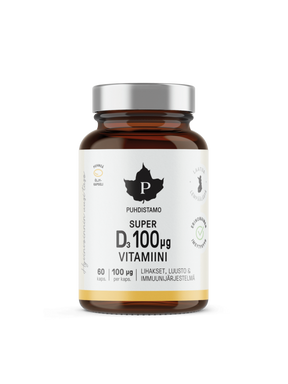 Super D-vitamiini 100 μg - 120 kaps