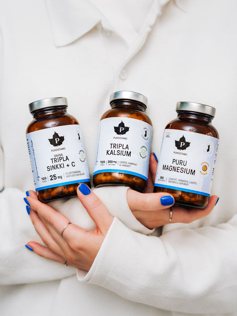 Tripla Sinkki + C 25 mg - 120 kaps