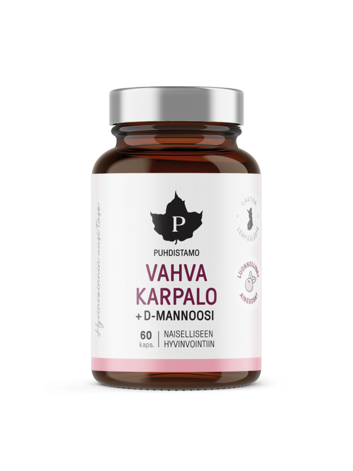 Vahva Karpalo + D-mannoosi - 60 kaps
