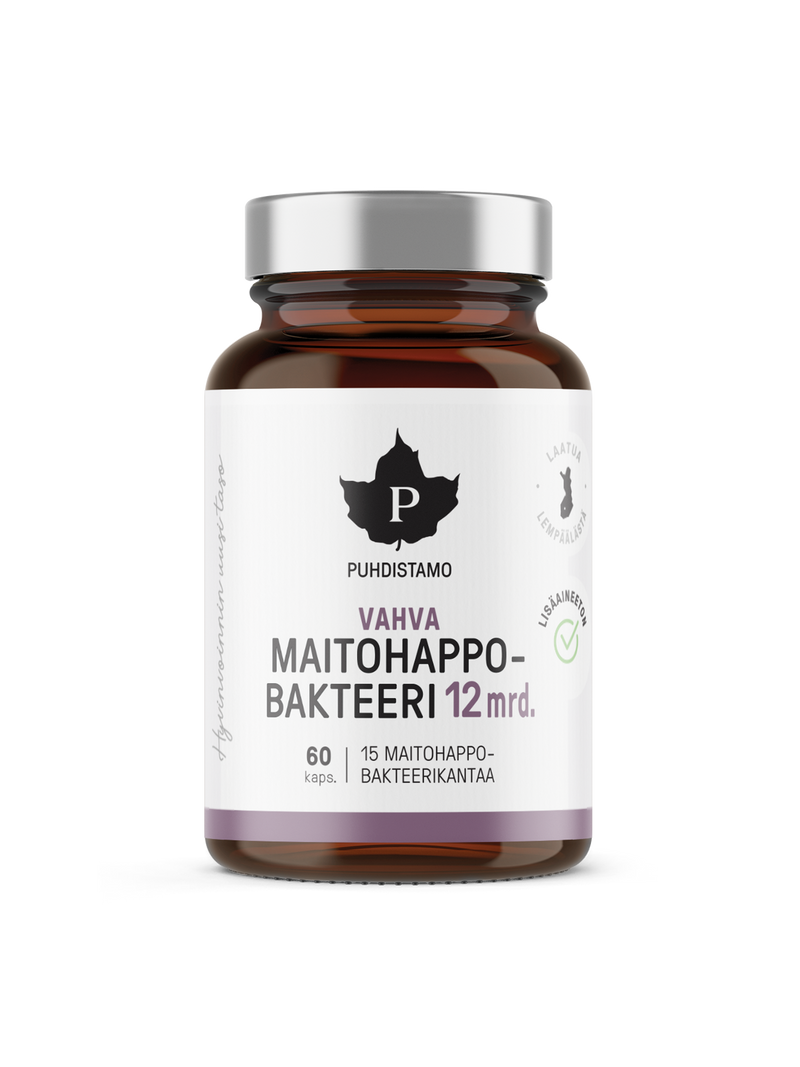 Vahva Maitohappobakteeri 12 mrd. - 60 kaps