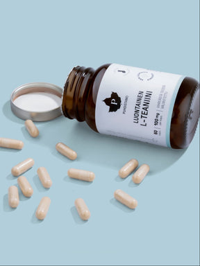 Puhdistamon luontainen L - teaniini purkki