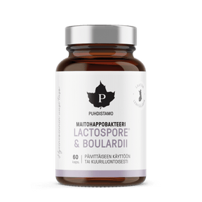 LactoSpore® & Boulardii Maitohappobakteeri - 60 kaps