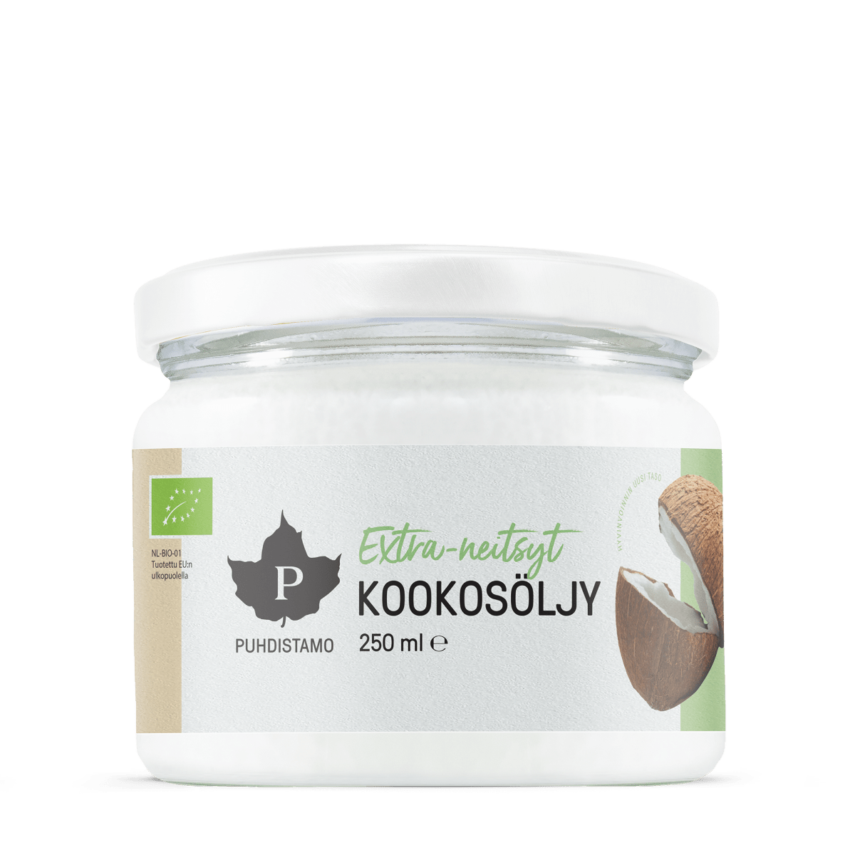 Luomu Extra - neitsytkookosöljy - 250 ml