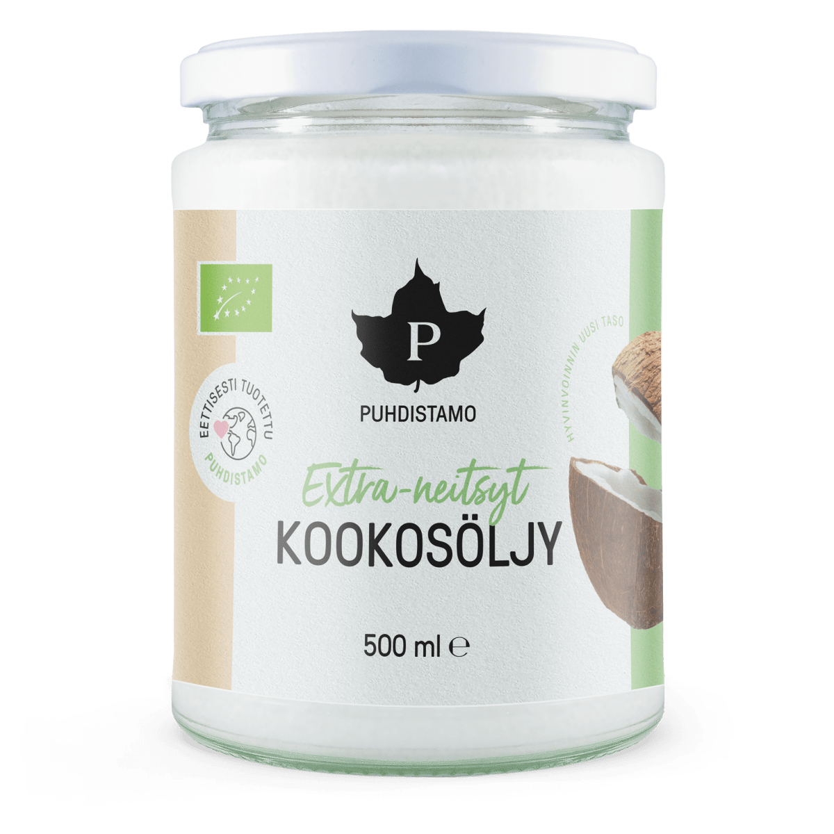 Luomu Extra - neitsytkookosöljy - 500 ml