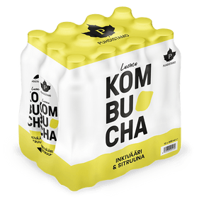 Luomu Kombucha Inkivääri & Sitruuna - 400 ml 12 - pack