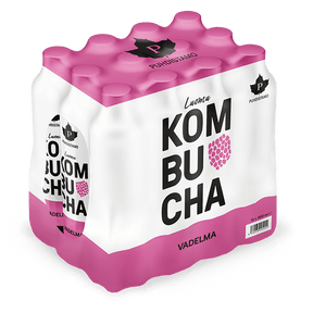 Luomu Kombucha Vadelma - 400 ml 12 - pack