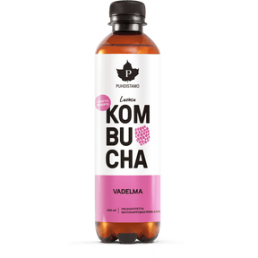 Luomu Kombucha Vadelma - 400 ml