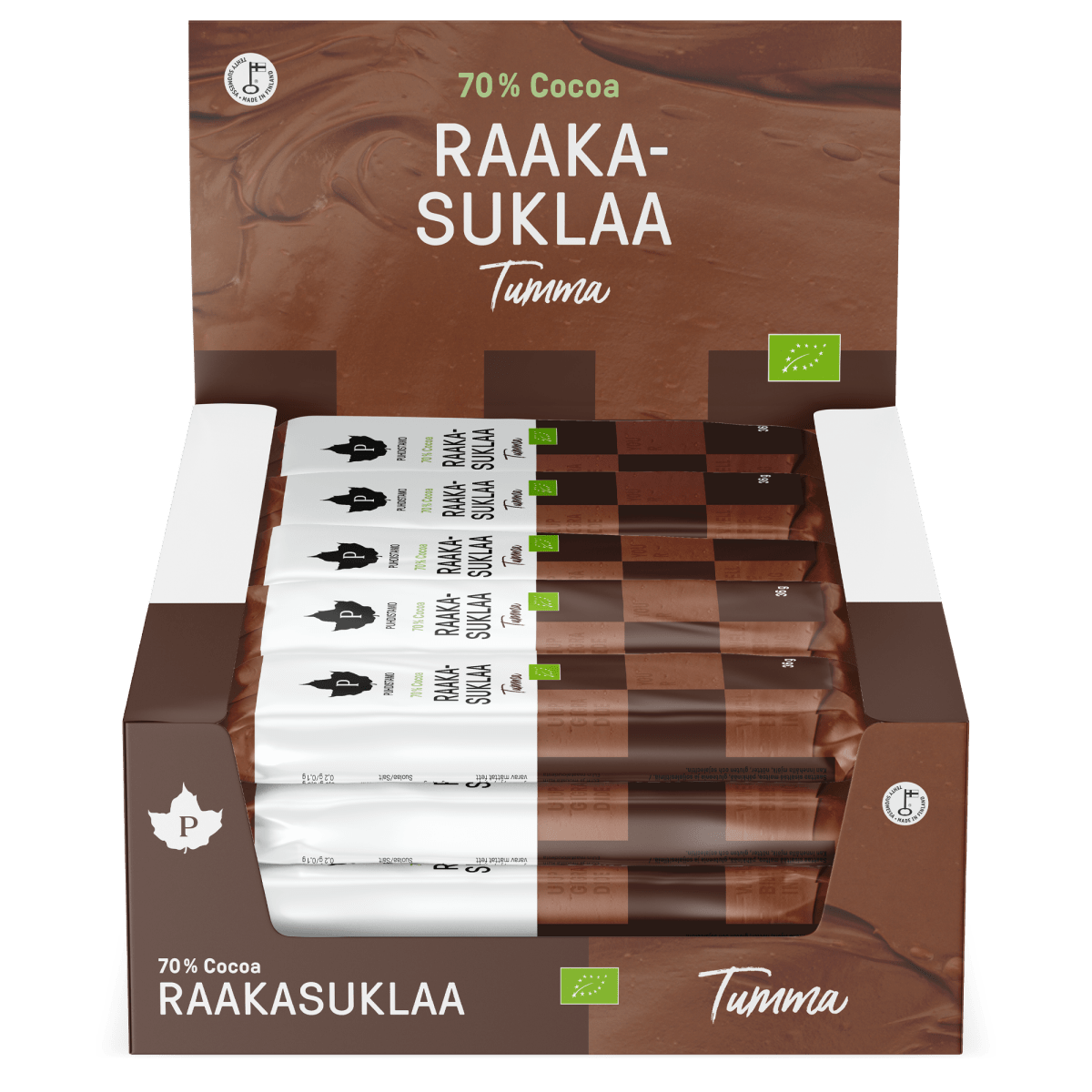 Luomu Raakasuklaa Tumma - 36 g 24 - pack
