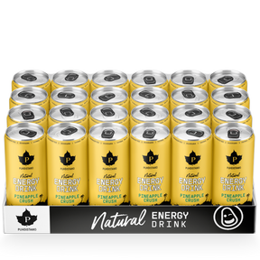 Natural Energy Drink Pineapple Crush Strong - 330 ml 24-pack
