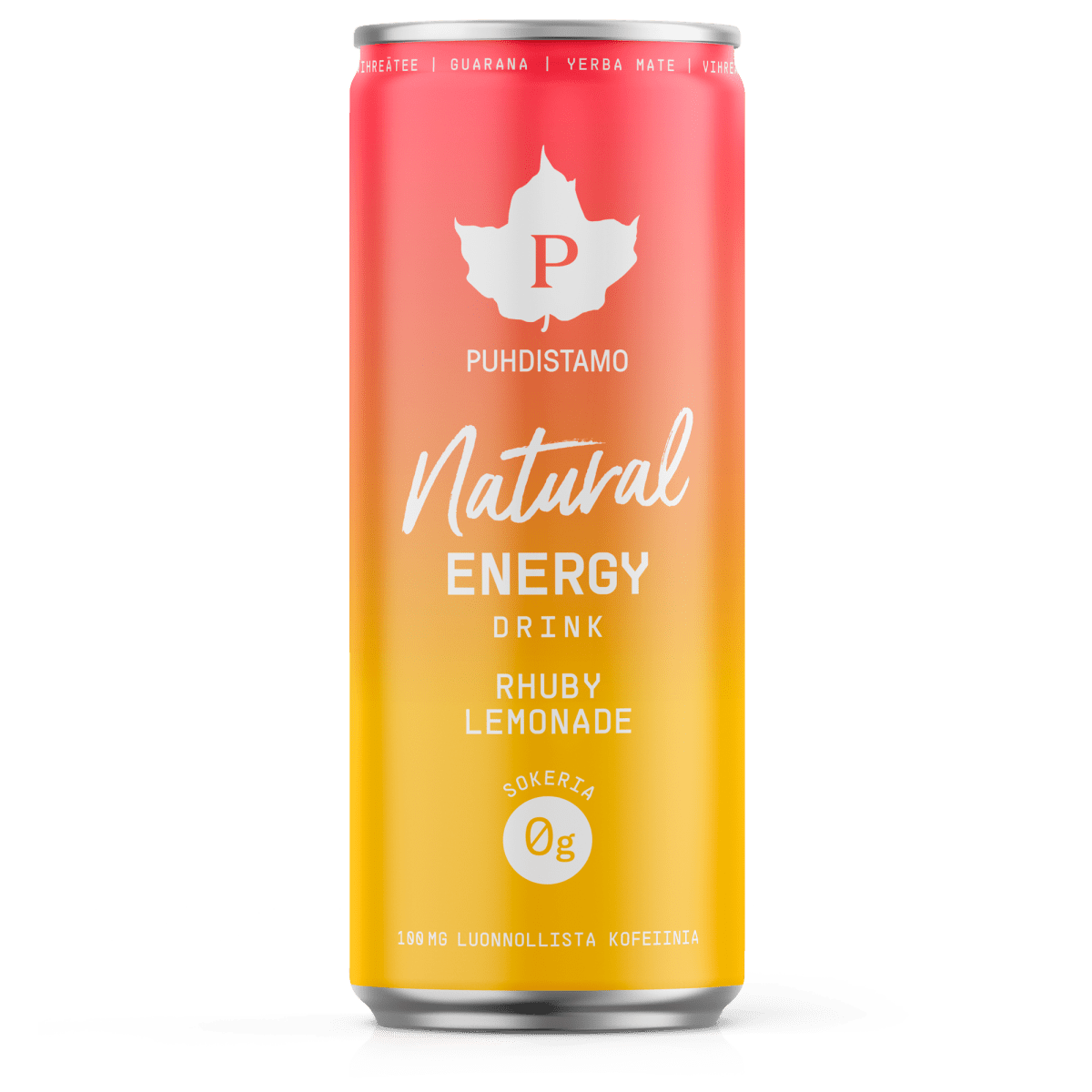 Natural Energy Drink Rhuby Lemonade - 330 ml