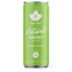 Natural Energy Drink Vihreä omena - 330 ml