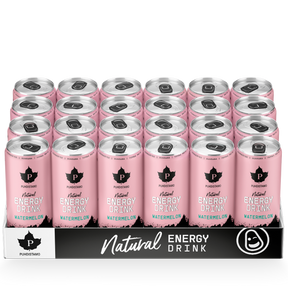 Natural Energy Drink Watermelon Strong - 330 ml 24-pack