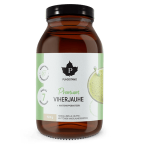 Premium Viherjauhe + Maitohappobakteeri - 120 g