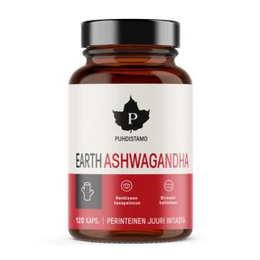 Puhdistamo Earth Ashwagandha - 120 kaps