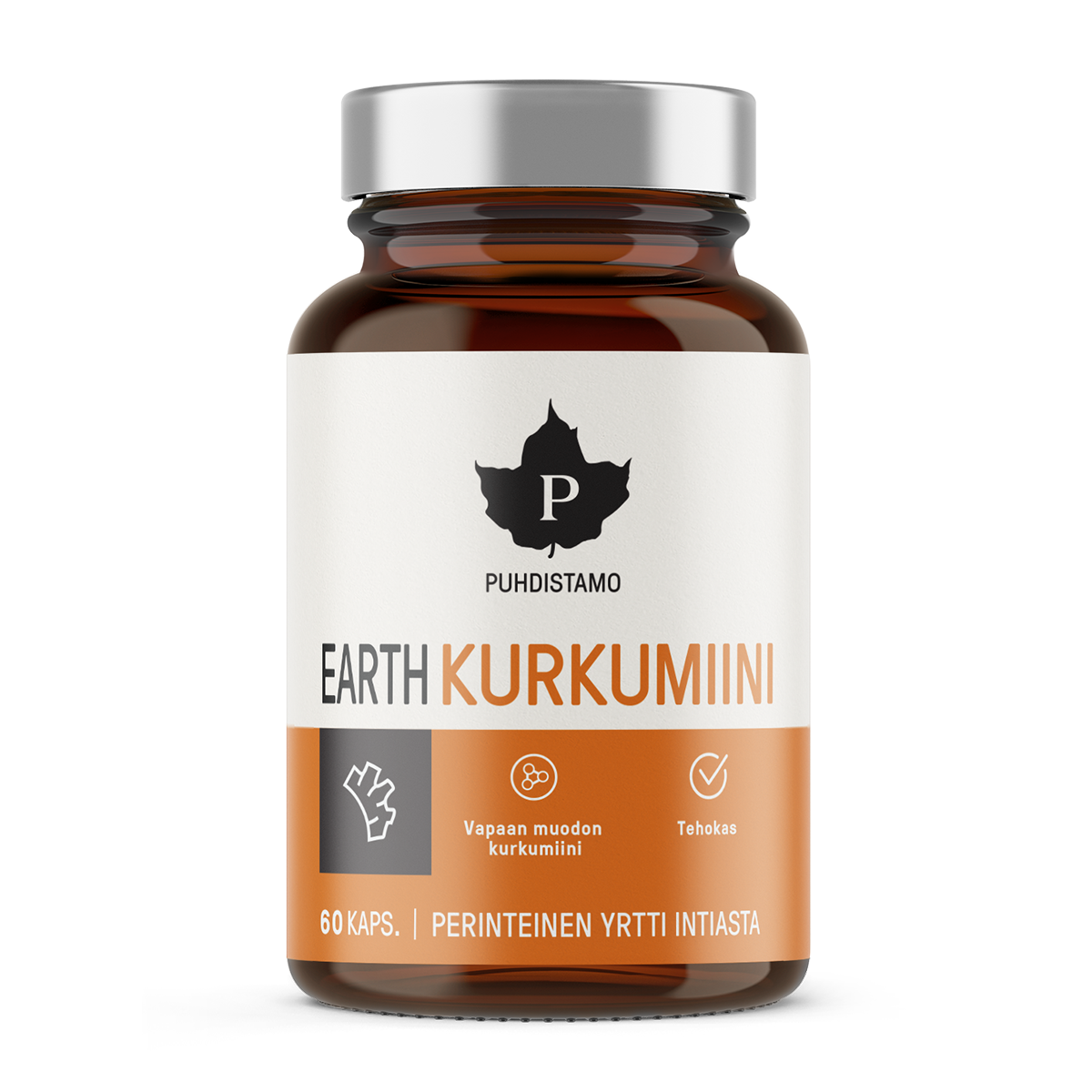 Puhdistamo Earth Kurkumiini - 60 kaps