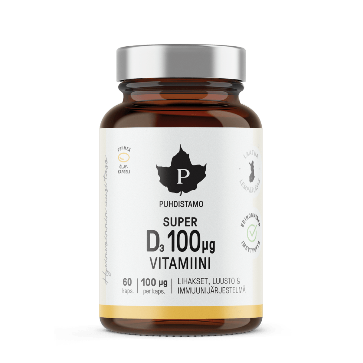 Super D - vitamiini 100 μg - 60 kaps