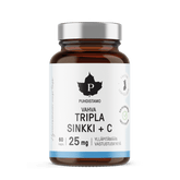 Tripla Sinkki + C 25 mg - 60 kaps