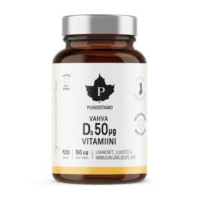 Vahva D - vitamiini 50 μg - 120 kaps