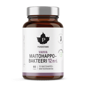 Vahva Maitohappobakteeri 12 mrd. - 60 kaps