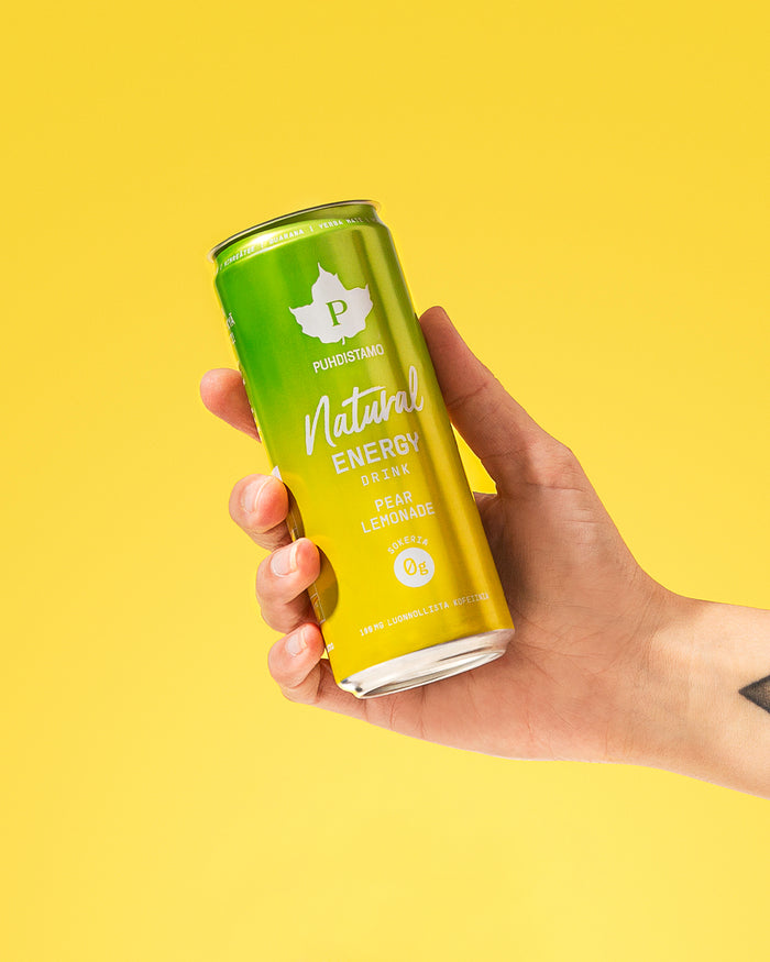 Natural Energy Drink Pear Lemonade - 330 ml