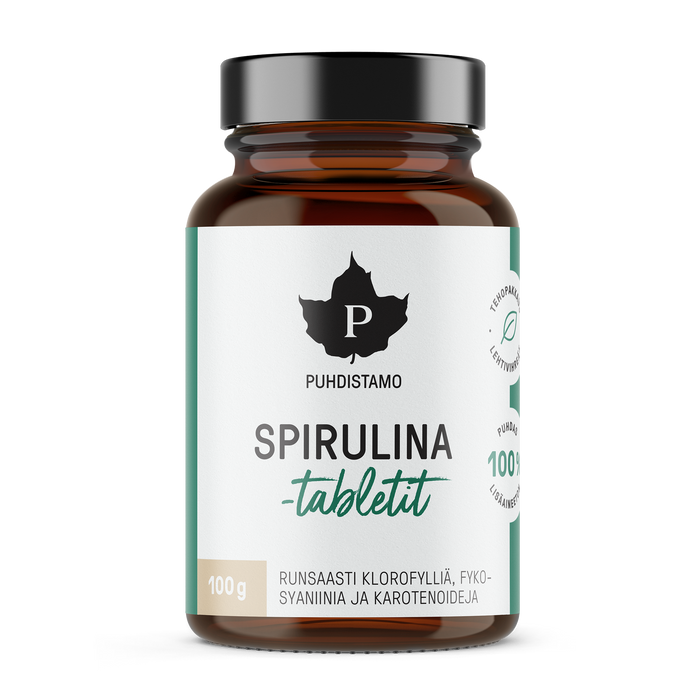 Spirulinatabletit - 100 g