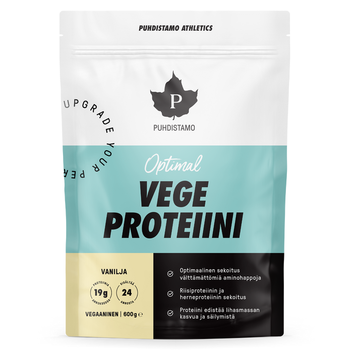 Optimal VEGE Proteiini - Vanilja 600 g