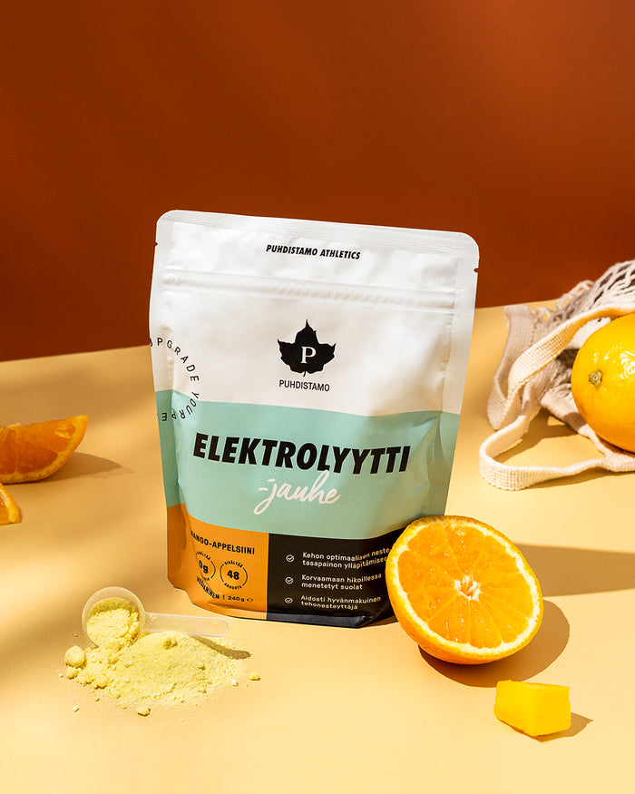 Elektrolyyttijauhe Mango-appelsiini - 240 g